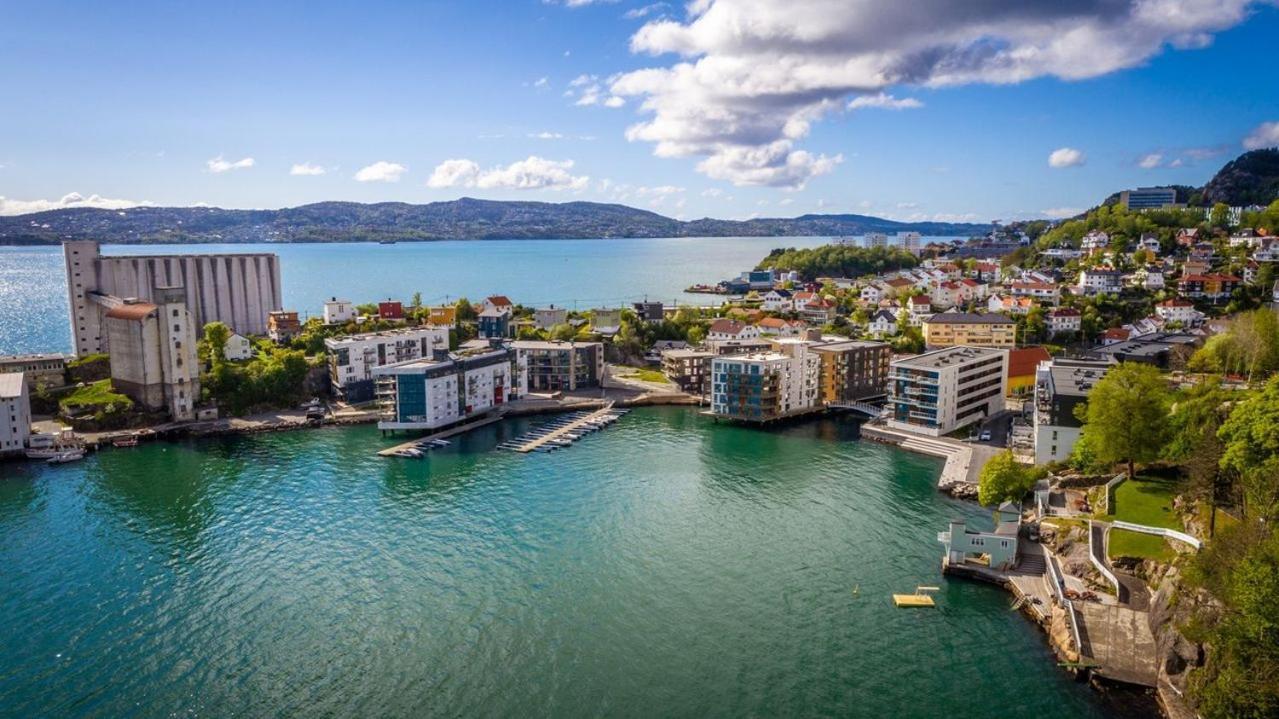 New Penthouse Apartment With Sea View In Bergen Centrum Bagian luar foto