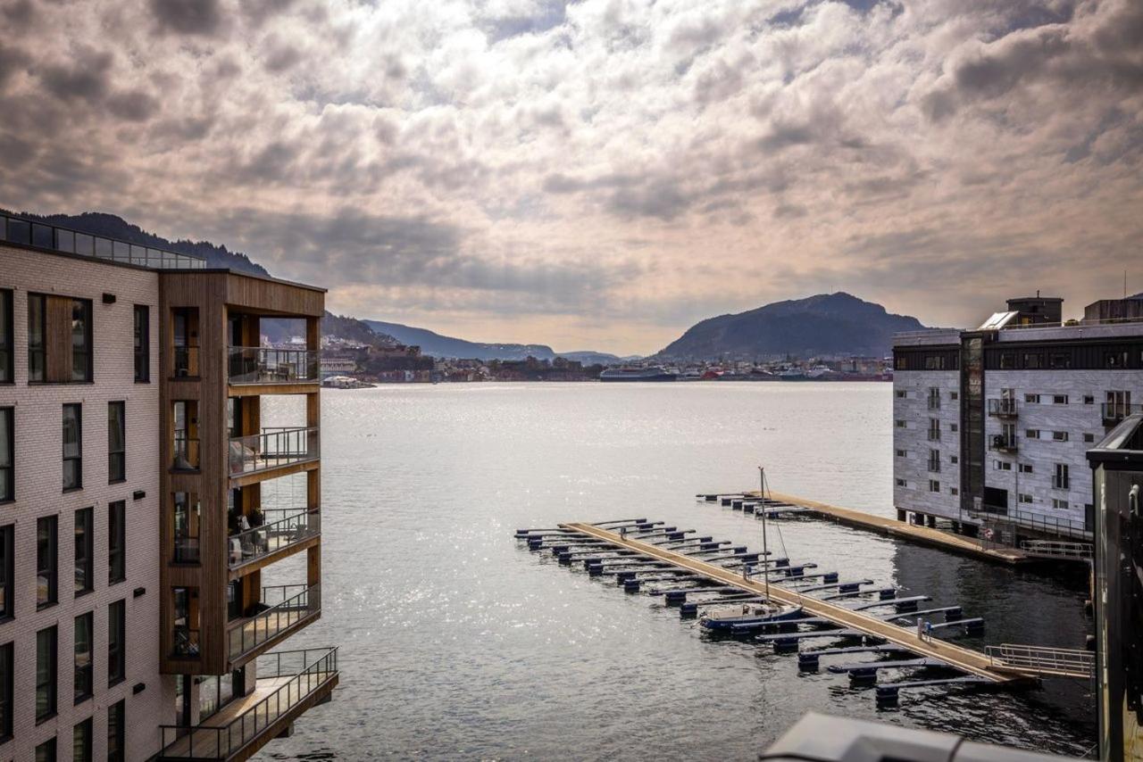 New Penthouse Apartment With Sea View In Bergen Centrum Bagian luar foto